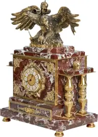 Сейф-часы "Империал" со шкатулкой, яшма Сейф-часы "Империал" со шкатулкой, яшма