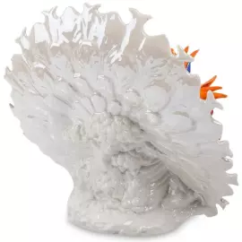 Музыкальная керамическая статуэтка "Павлин"