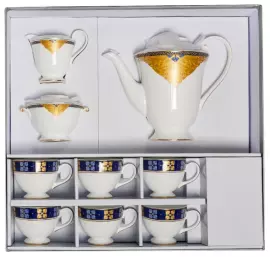 Чайный сервиз "Gold Palermo" на 6 персон, 15 предметов