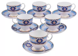 Florence tea set for 6 persons (12 items)