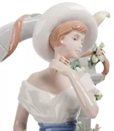 Ceramic statuette "Lady"