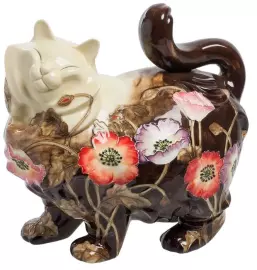 Фарфоровая статуэтка "Кошка"