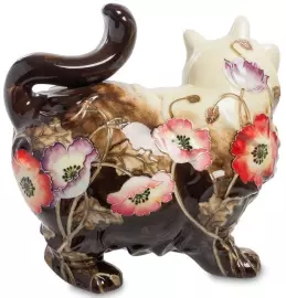 Фарфоровая статуэтка "Кошка"