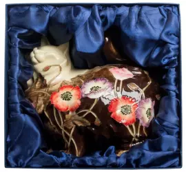 Фарфоровая статуэтка "Кошка"