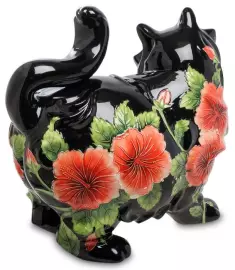 Фарфоровая статуэтка "Кошка"