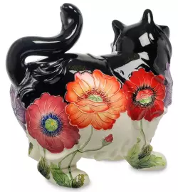 Фарфоровая статуэтка "Кошка"