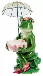 Керамическая статуэтка "Лягушка"