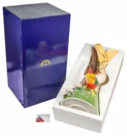 Керамическая ваза "Золотой фазан"