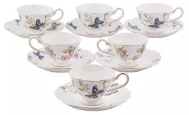 Tea set "Paradise corner" for 6 persons (12 items)