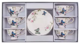 Tea set "Paradise corner" for 6 persons (12 items)