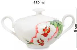 Чайный сервиз "Королевская орхидея" на 6 персон, 15 предметов