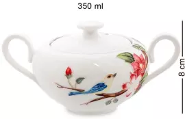 Чайный сервиз "Райская птица" на 6 персон, 15 предметов