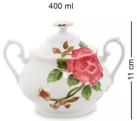 Чайный сервиз "Золотая Роза Рафаэлло" на 6 персон, 15 предметов