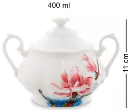 Чайный сервиз "Цветущая сакура" на 6 персон, 15 предметов