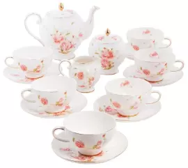 Чайный сервиз "Санта Магдалена" на 6 персон, 15 предметов