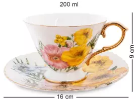 Чайный сервиз "Дольче Вита" на 6 персон (12 предметов)