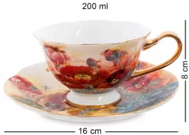 Чайный сервиз "Дольче Вита" на 6 персон (12 предметов)