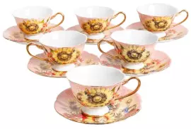 Чайный сервиз "Дольче Вита" на 6 персон (12 предметов)