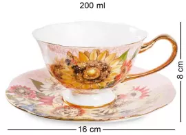 Чайный сервиз "Дольче Вита" на 6 персон (12 предметов)