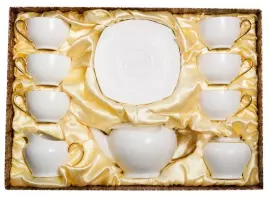 Чайный сервиз "Оро Бьянко" на 6 персон, 15 предметов