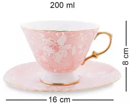 Чайный сервиз "Фиоре Дорато" на 6 персон, 15 предметов