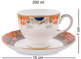 Чайный сервиз "Riomaggiore" на 6 персон (12 предметов)