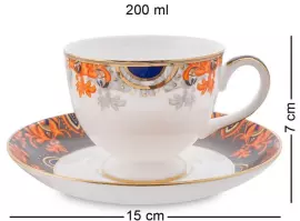 Чайный сервиз "Riomaggiore" на 6 персон, 15 предметов