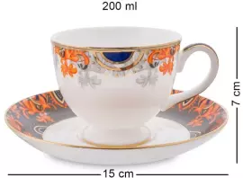 Чайный сервиз "Riomaggiore" на 6 персон, 22 предмета