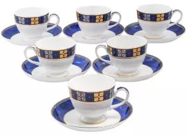 Чайный сервиз "Gold Palermo" на 6 персон (12 предметов)