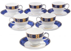 Чайный сервиз "Gold Palermo" на 6 персон (12 предметов)