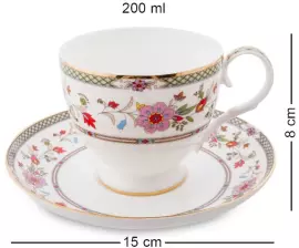 Чайный сервиз "Milano Marittima" на 6 персон (12 предметов)