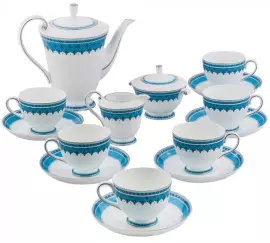 Чайный сервиз "Band-E-Rumi" на 6 персон, 15 предметов