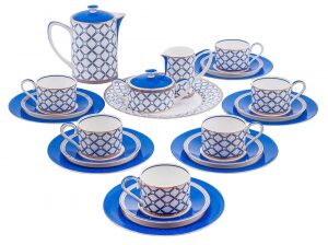 Чайный сервиз "Eleganza" на 6 персон, 22 предмета