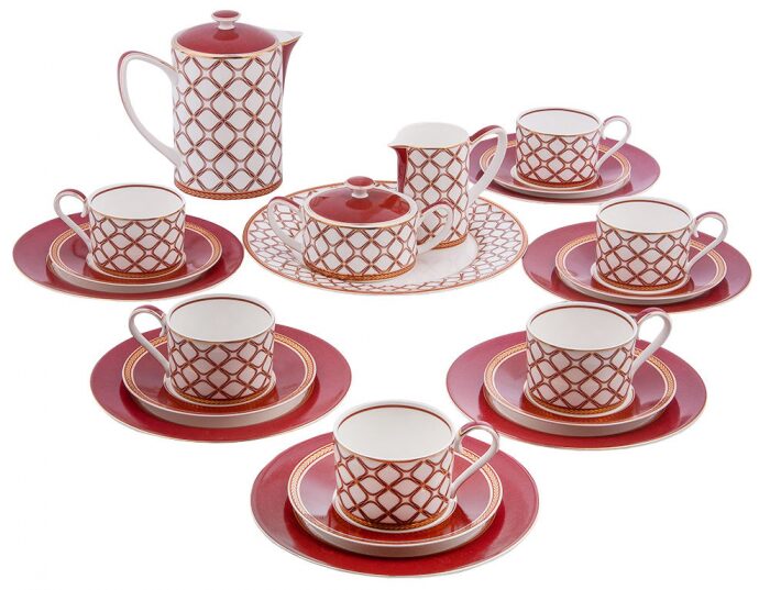 Чайный сервиз "Eleganza" на 6 персон, 22 предмета