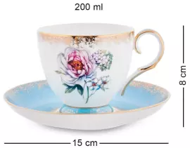 Чайный сервиз "Fiore Napoli" на 6 персон, 15 предметов