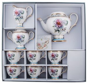 Чайный сервиз "Fiore Napoli" на 6 персон, 15 предметов