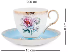 Чайный сервиз "Fiore Napoli" на 6 персон, 12 предметов