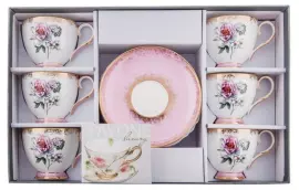 Fiore Napoli tea set for 6 persons (12 items)