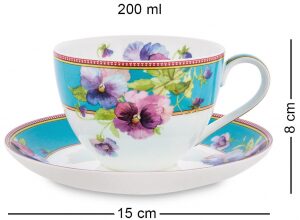 Чайный сервиз "Viola" на 6 персон, 15 предметов