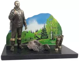 Письменный прибор "Геологическая разведка"