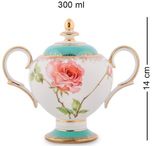 Чайный сервиз "Milano Rose" на 6 персон, 22 предмета
