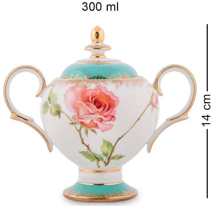 Чайный сервиз "Milano Rose" на 6 персон, 22 предмета