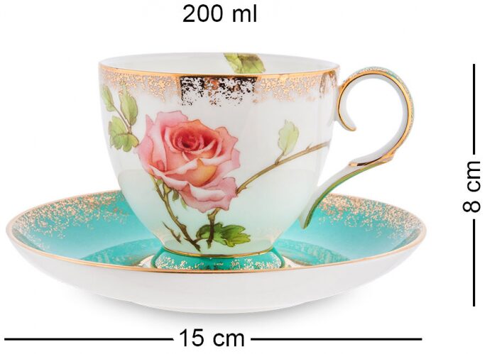 Чайный сервиз "Milano Rose" на 6 персон, 22 предмета