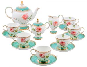 Чайный сервиз "Milano Rose" на 6 персон, 15 предметов