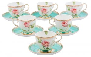 Чайный сервиз "Milano Rose" на 6 персон (12 предметов)