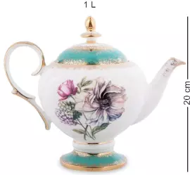 Чайный сервиз "Цветок Неаполя" на 6 персон, 15 предметов