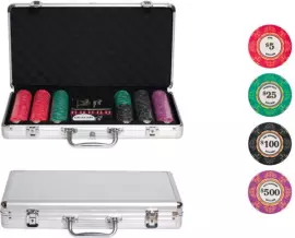 Набор для покера "Люксор Керамика" (на 300 фишек)