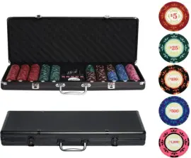 Набор для покера "Казино Роял" (на 500 фишек) Набор для покера "Казино Роял" (на 500 фишек)