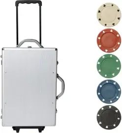 Набор для покера "Зеро" (на 1000 фишек) без номинала Набор для покера "Зеро" (на 1000 фишек) без номинала