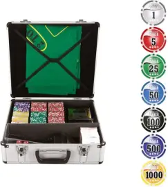 Набор для покера и блэк-джека "Орехи" (на 600 фишек) Набор для покера и блэк-джека "Орехи" (на 600 фишек)